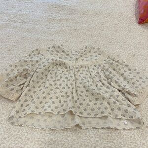 Karlie Cream Floral Kids Blouse